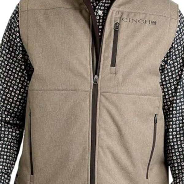 CINCH MENS BONDED VEST TAN Thumbnail